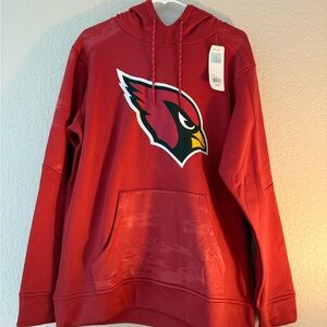 Arizona Cardinals Large Red Hoodie NWT